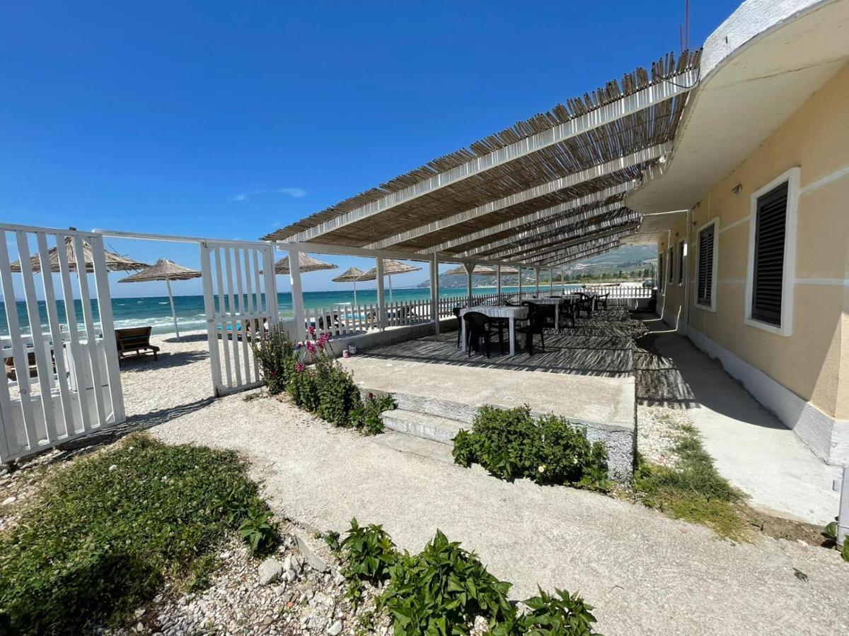 Ferienwohnung Karaburun Sunset Beach Orikum Exterior foto